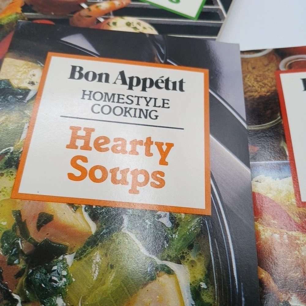 Bon‎ Appetit The Kitchen Collection Lot Cookbooks x8 Homestyle & Vol 2 VTG NOS
